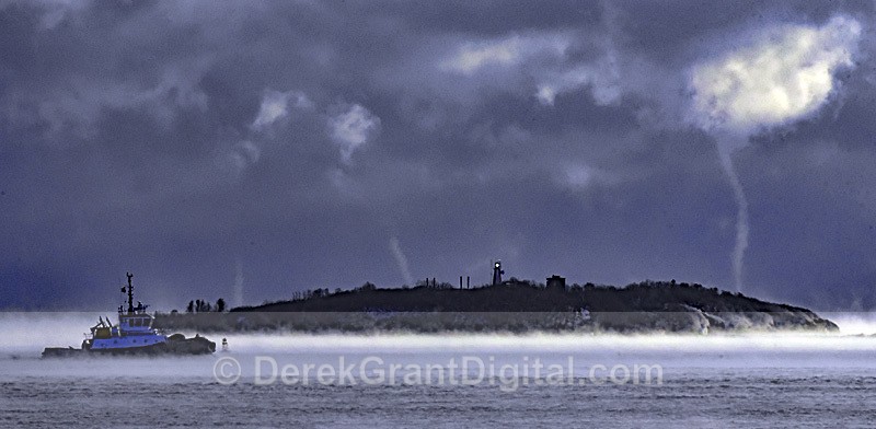 Arctic Fog Sea Smoke Vortices Steam Devils - Extreme Weather