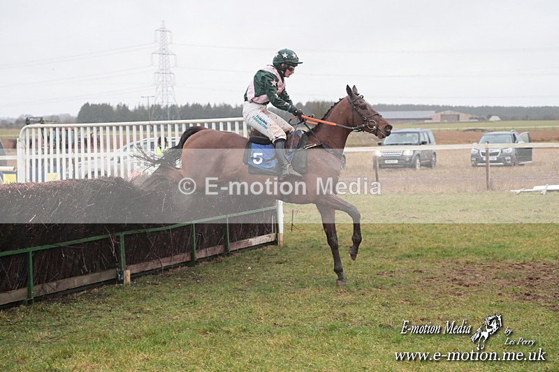 PtP 260125 757 - Cocklebarrow Point-to-Point racing with the Heythrop Hunt 26/01/25