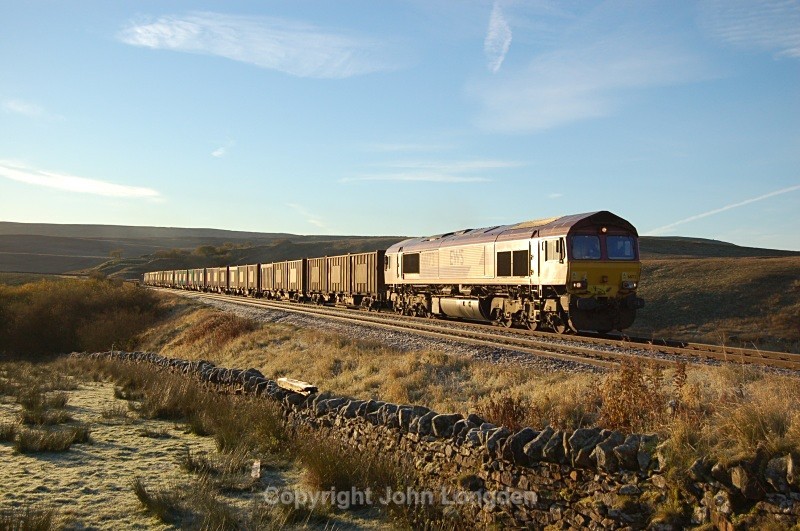 25.10.10 - 66713 6M20 Drax - Kirkby Thore, Lunds - Lunds - Northbound