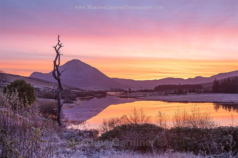 Errigal Winter Sunrise - Ireland by Day