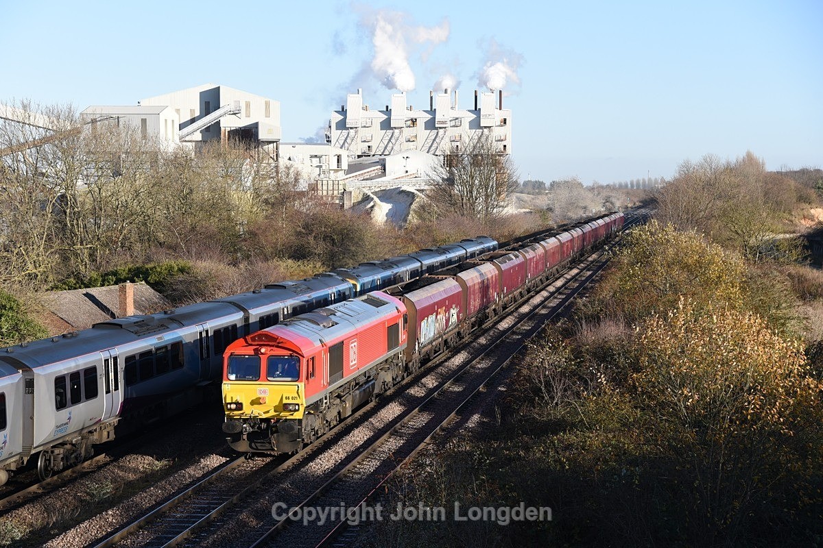 JL - 15.12.21 66021 Immingham Bulk Term - Scunthorpe BSC, Melton Ross - North Lincs