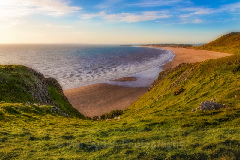 Rhossili Bay Gower Peninsular - Wales