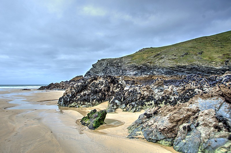 Rocks on Holywell Bay Beach 2 - Cornwall Misc