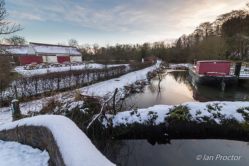 A Winter's Morning at Lock Keepers, Belfast. - Winter