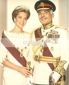 JOR-2 King Hussein and Q Noor - Jordan - Jordian Royals