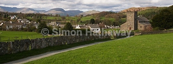 Hawkshead-Panorama - English Lake District Panoramas