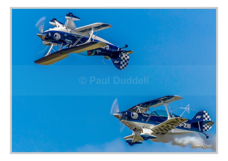 Precision in Flight Air Show Aeroplanes Fine Art Print by Paul Duddell-Whispers & Strokes
