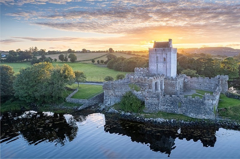 DJI_0270-HDR - Doe Castle & Lackagh