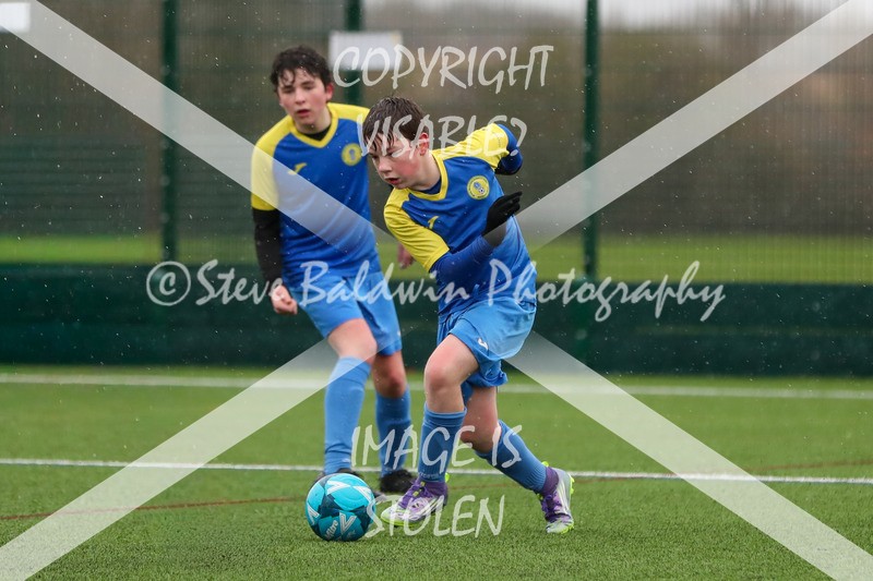 1DX20458 - 2026-02-15 FC Abbey Meads U13 Purple V Royal Wootton Bassett Town Youth U13 Yellow