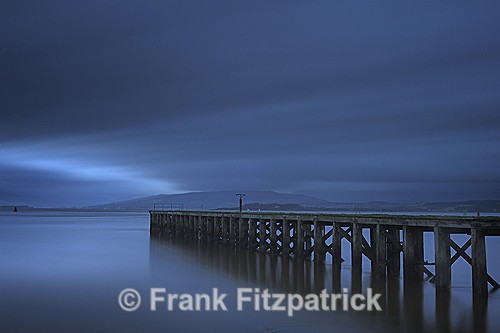 Winters dusk, Port Glasgow, Inverclyde, Scotland. - Scottish scenics