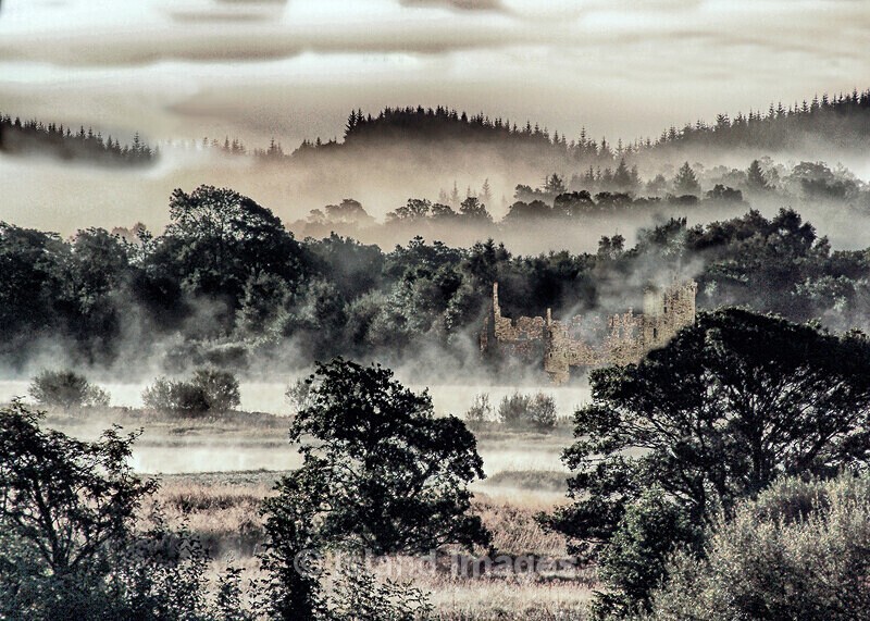 A rare capture of Kilchurn in the Mist - Kilchurn Castle
