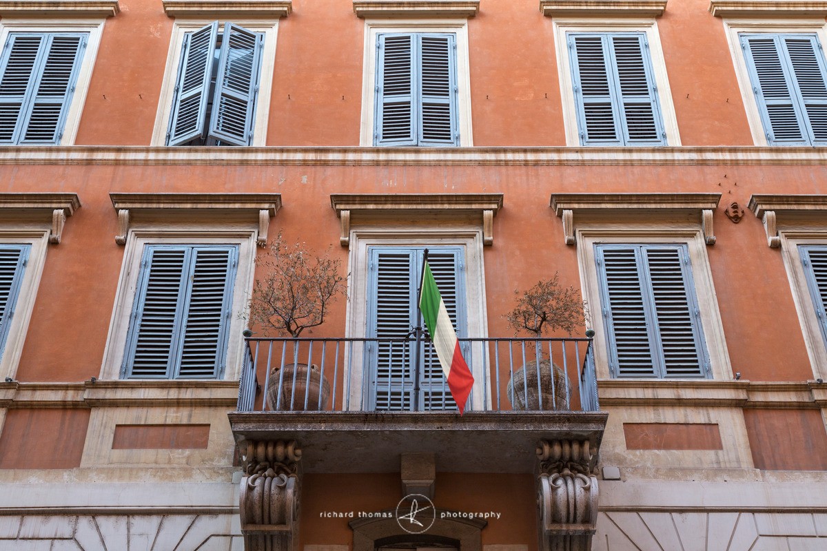 Italian balcony - Roman Walls