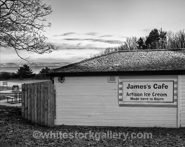 Nairn - Nairn, Scottish Highlands -Zero Miles ( Black and White)