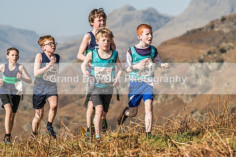 Elterwater-85 - Kendal Winter League Elterwater Under 13 Fell Race Sunday 9th March 2025