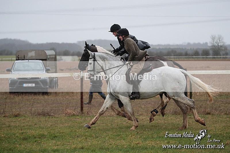 PtP 260125 251 - Cocklebarrow Point-to-Point racing with the Heythrop Hunt 26/01/25