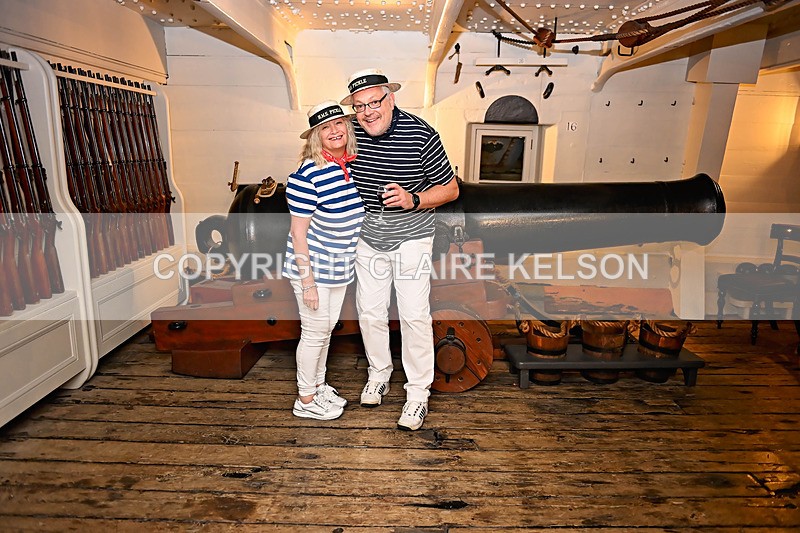 HMS PICKLE-137 - PICKLE NIGHT HMS WARRIOR 1860