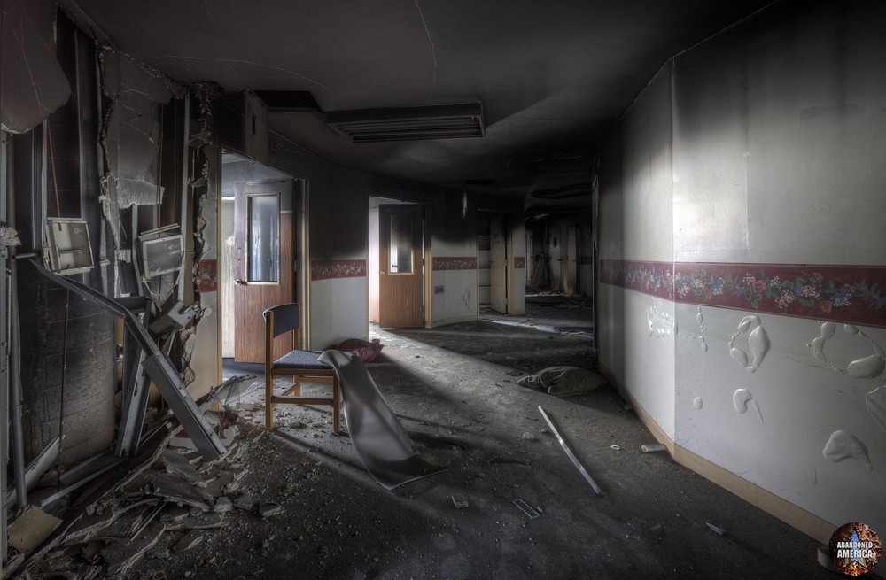 Monsour Medical Center (Jeanette, PA) | Blackened Hallway - Monsour Medical Center