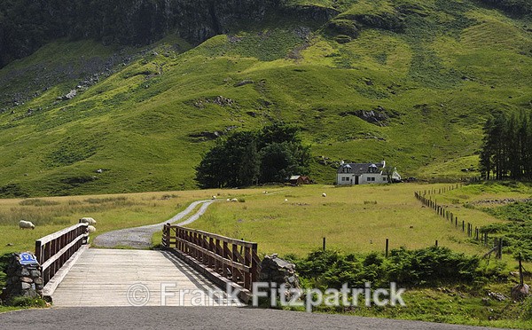 Achnambeithach cottage, Glencoe, Highland, Scotland. - Highland