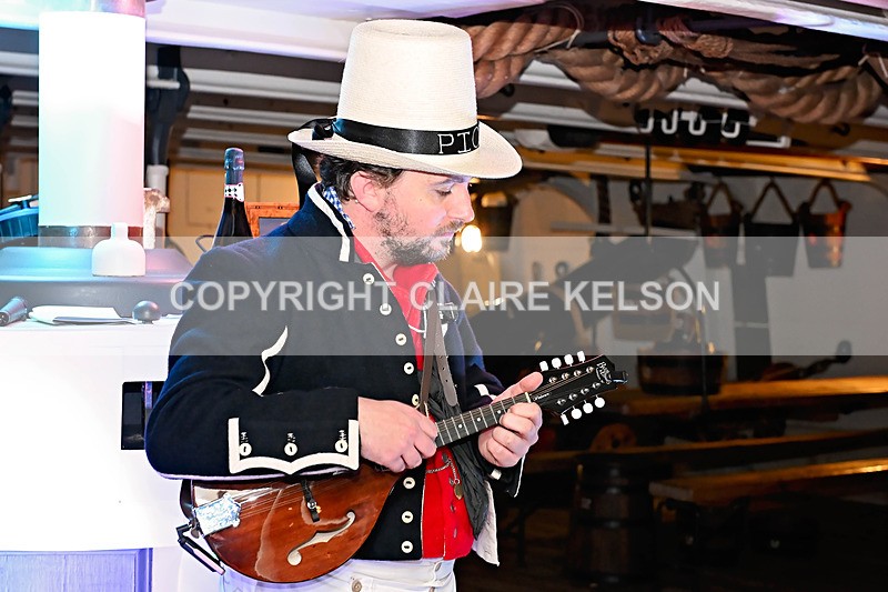 HMS PICKLE-128 - PICKLE NIGHT HMS WARRIOR 1860