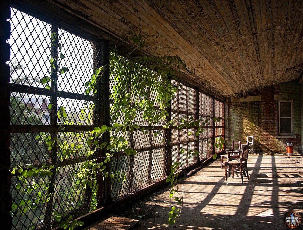Enclosed Balcony | Norwich State Hospital