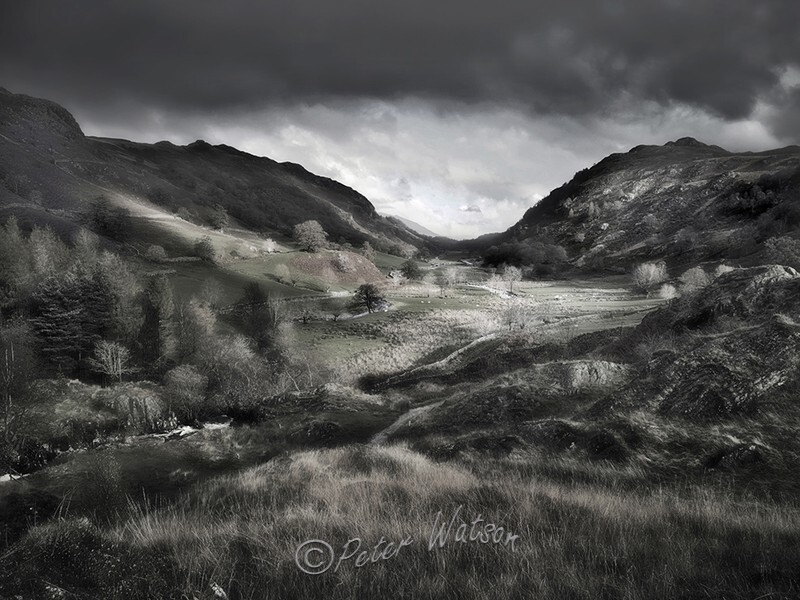 Grange Fell The Lake District England - Monochrome