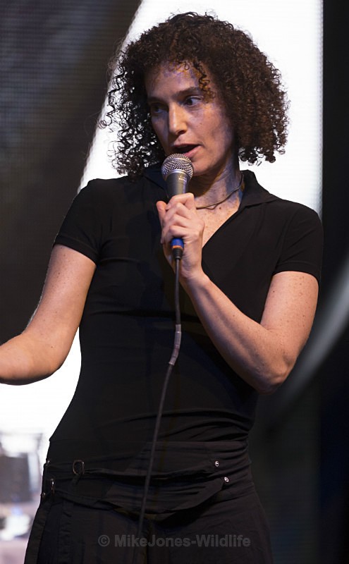 BLACKFISH EVENING AT WHALEFEST REF BF2, Samantha Berg speaking - ' BLACKFISH ' Images from the evening event at Whalefest 2014 in Brighton