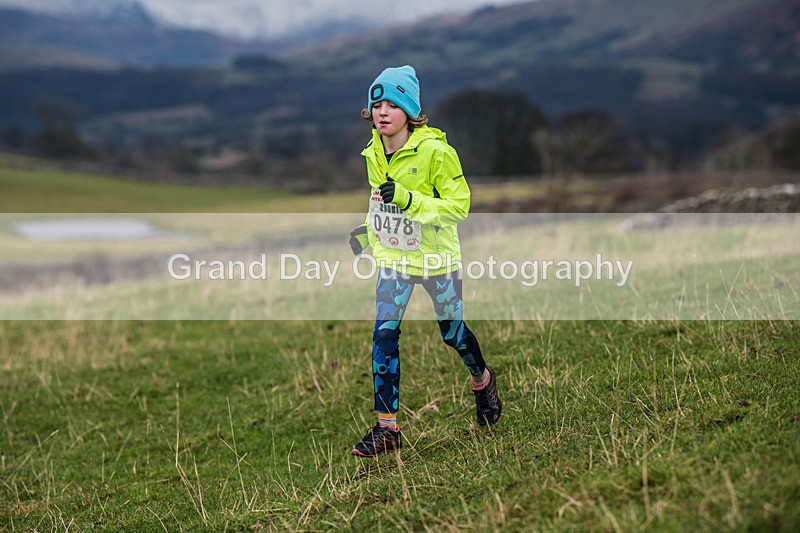 Cunswick U13-246 - Kendal Winter League Cunswick Scar Junior Under 13 Fell Race Sunday 26th January 2025