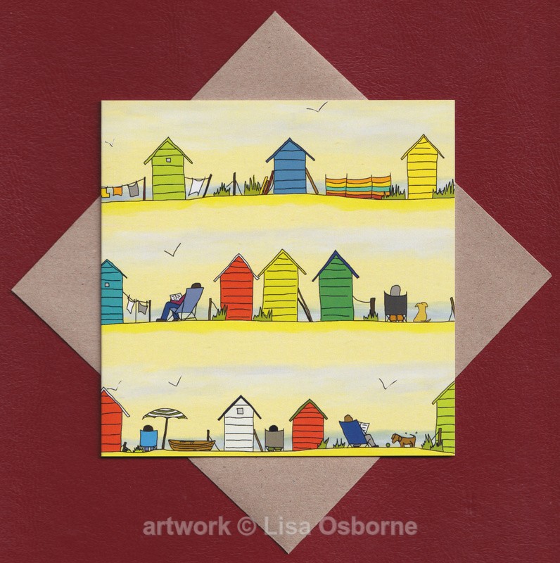 Beside the sea greetings card - GREETINGS CARDS