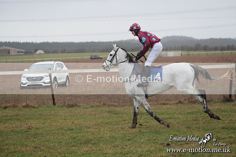 PtP 260125 524 - Cocklebarrow Point-to-Point racing with the Heythrop Hunt 26/01/25