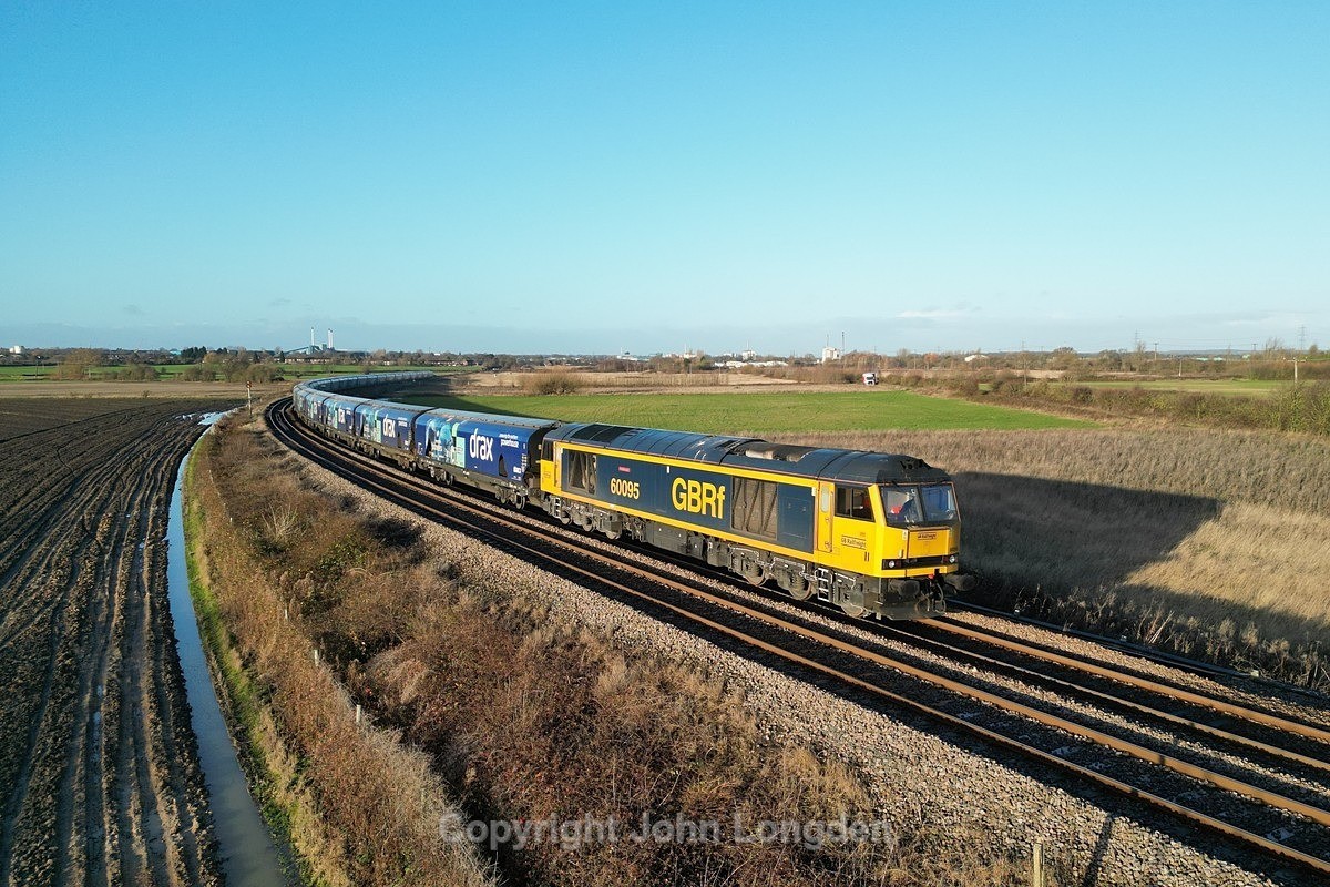 JL - 19.12.25 60095 6H12 Tyne Dock - Drax, Common Ln - Latest shots