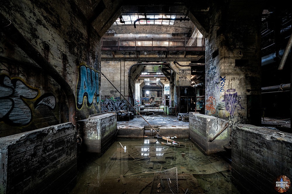 Delaware Station (Philadelphia, PA) | Turbine Hall Basement - Delaware River Generating Station