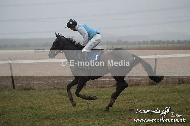 PtP 260125 1215 - Cocklebarrow Point-to-Point racing with the Heythrop Hunt 26/01/25