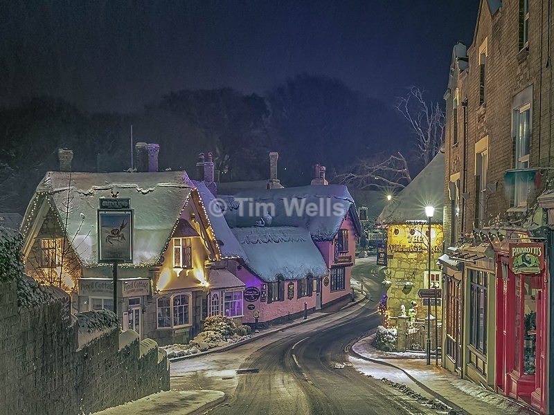 046 snow shanklin old Village - All photos