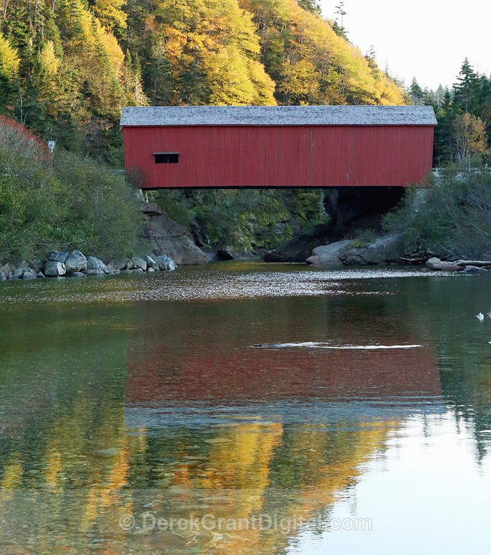 Wolfe Point Covered Bridge Fundy National Park Albert County Canada - Covered Bridges of New Brunswick