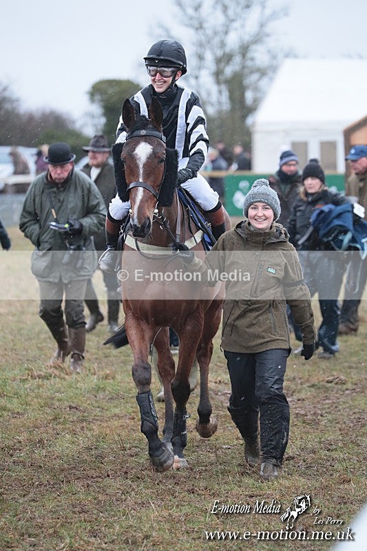 PtP 260125 193 - Cocklebarrow Point-to-Point racing with the Heythrop Hunt 26/01/25