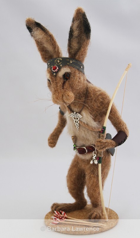 Hugo the Warrior Hare. Photo 4 - The Wiccan Wanderers. Characters from Wiccan Woods.
