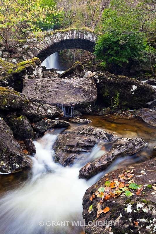 Ancient bridge Glen Lyon - Woods Trees Gorges and Waterfalls