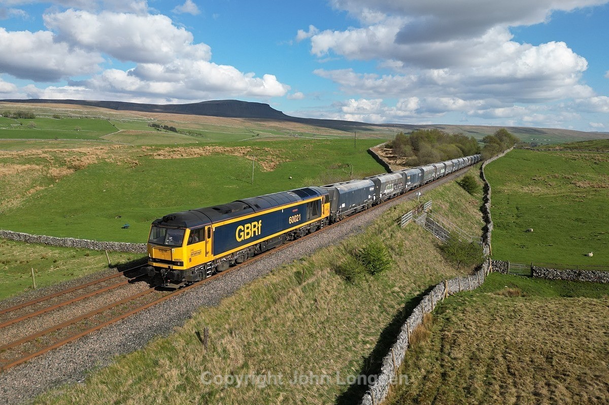 JL - 24.4.25 60021 6E77 Arcow - Hunslet, Selside Far Moor - Latest shots