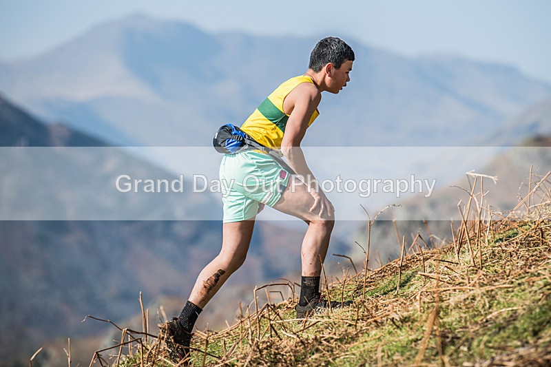 Elterwater-242 - Kendal Winter League Elterwater Under 15/17 Fell Races Sunday 9th March 2025