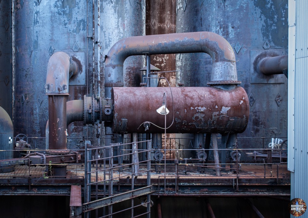 Carrie Furnaces (Rankin, PA) | Catwalk Detail - Carrie Furnaces