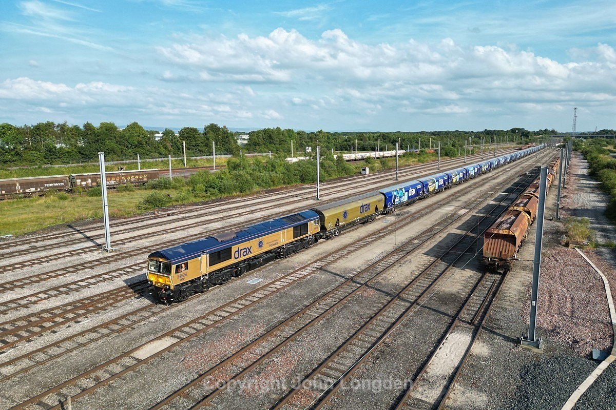 JL - 31.7.24 66301 4N61 Drax - Tyne Coal (via SC), Carlisle Yard - Latest shots