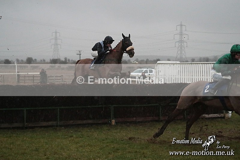 PtP 260125 1250 - Cocklebarrow Point-to-Point racing with the Heythrop Hunt 26/01/25