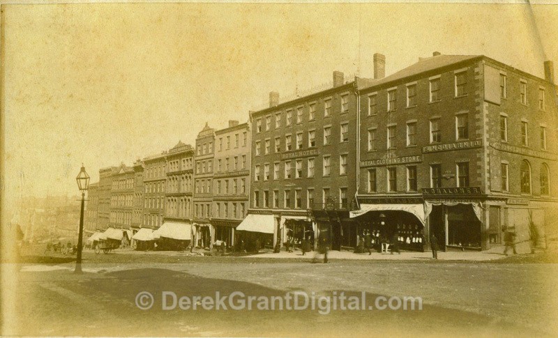 King Street St. John NB Royal Hotel S. McDiarmid - Historic New Brunswick
