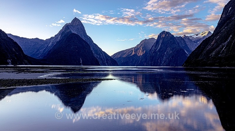 No.0058. Mitre Peak, Milford Sound, New Zealand - Landscape