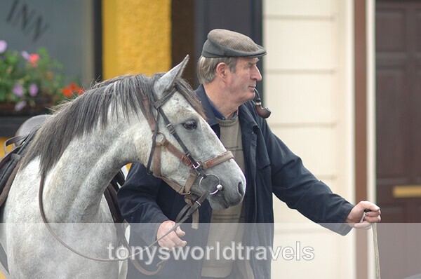6, Man with pony, Cahirmee Horse Fair, Co.Cork - Horse Fairs, Ireland
