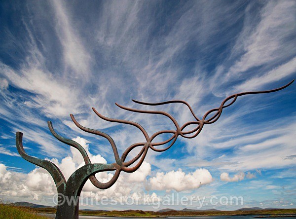 End Of The Road Sculpture Uist - Scottish Highlands