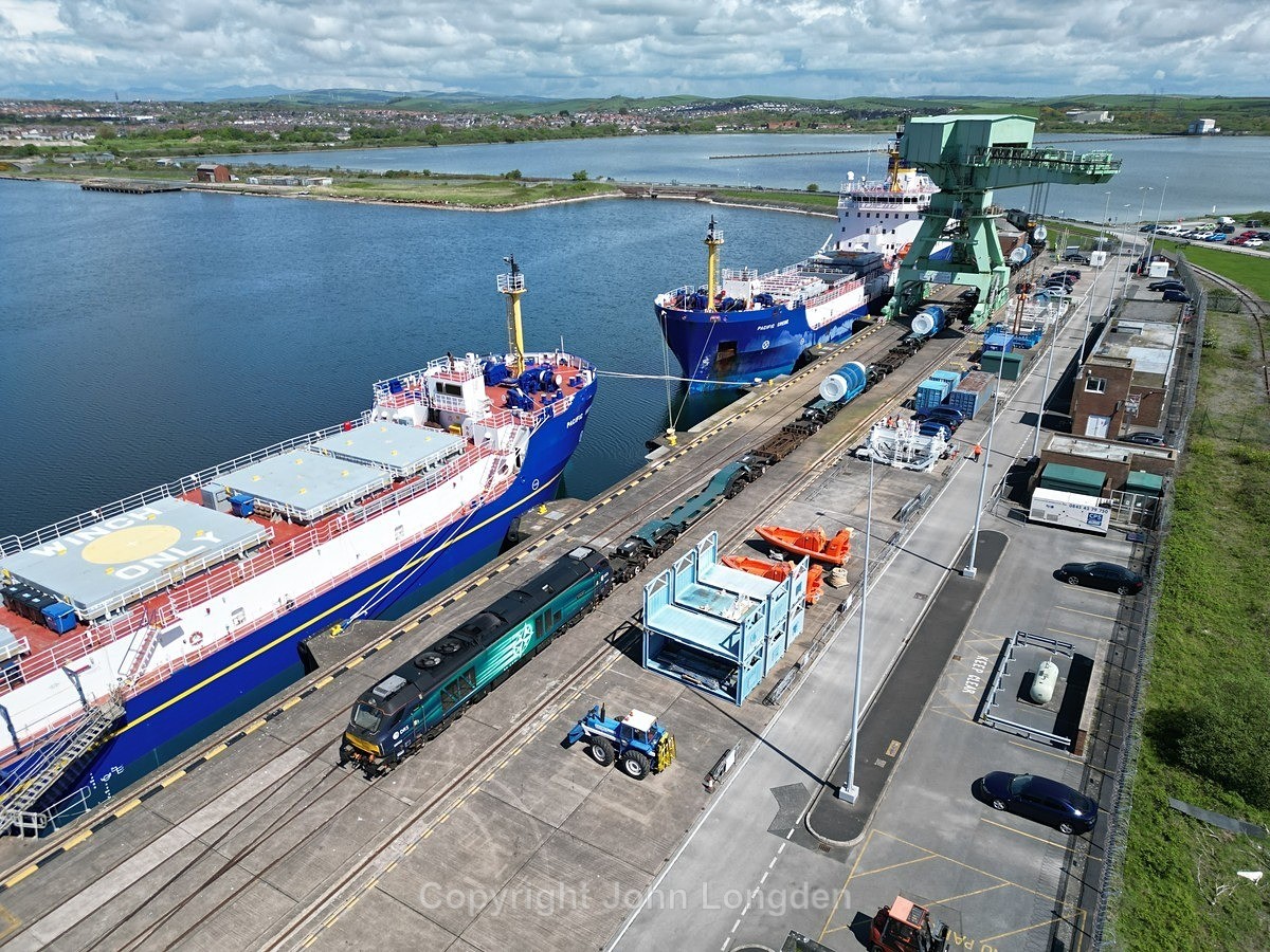 JL - 11.5.23 68002 'Intrepid' 7X24 Barrow Marine T - Sellafield - Cumbrian Coast (north to south)