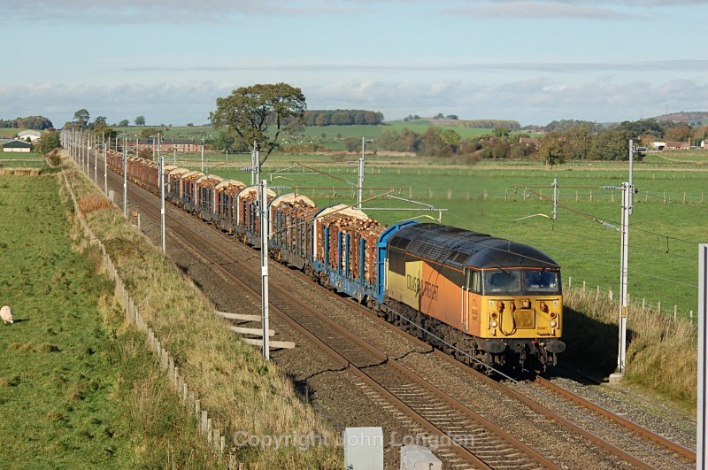 24.10.13 - 56087 6J37 Carlisle - Chirk, Plumpton - West Coast Main Line (north to south)