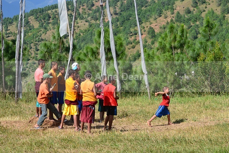 A game of darts.... - Bhutan