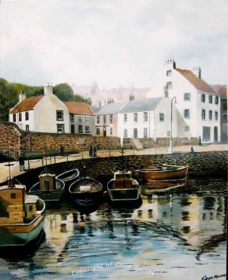'Crail Harbour, Fife' - Landscapes